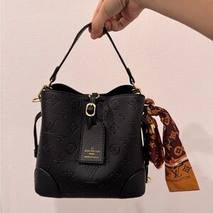 Black Monogram Shoulder Bag